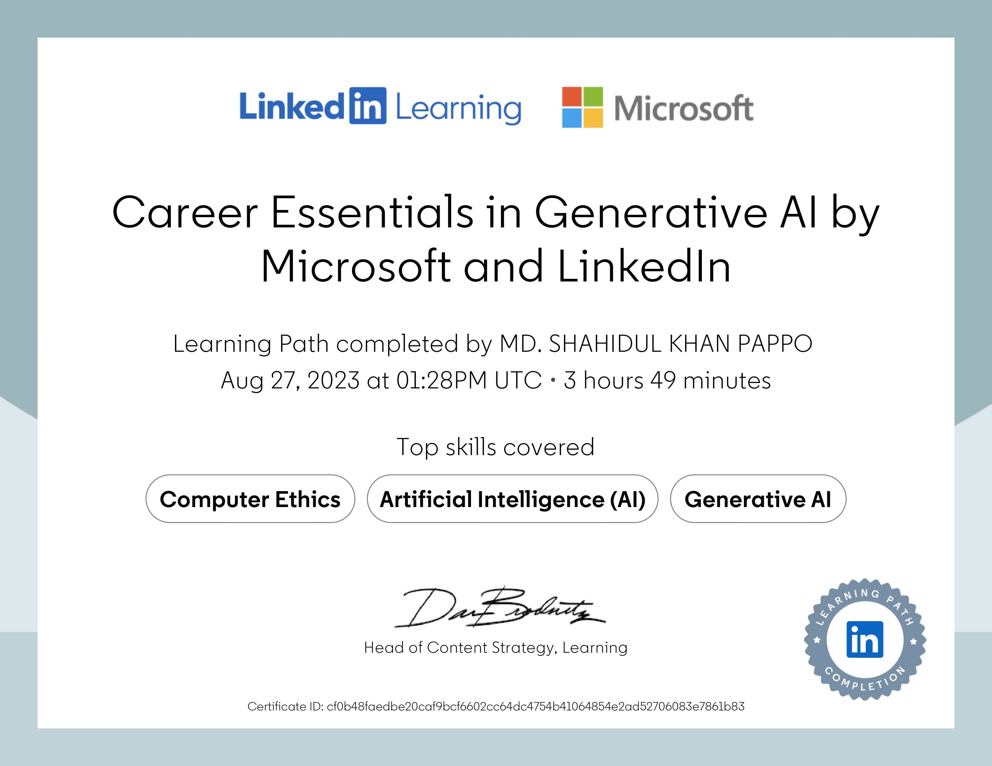 Career Essentials in Generative AI